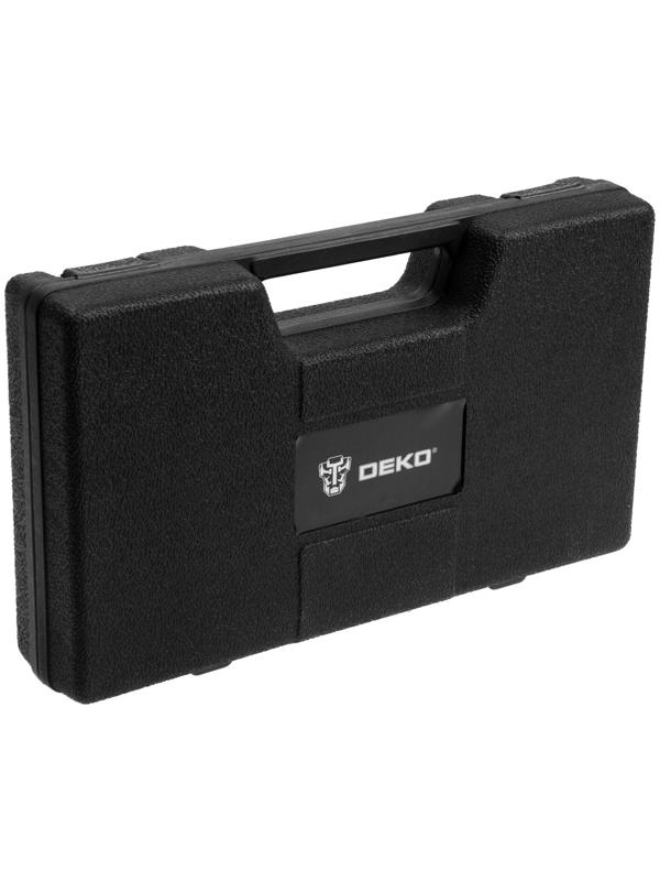 Молоток пневматический DEKO DKPT04, SET 3 в чемодане с набором оснастки, 8 предметов