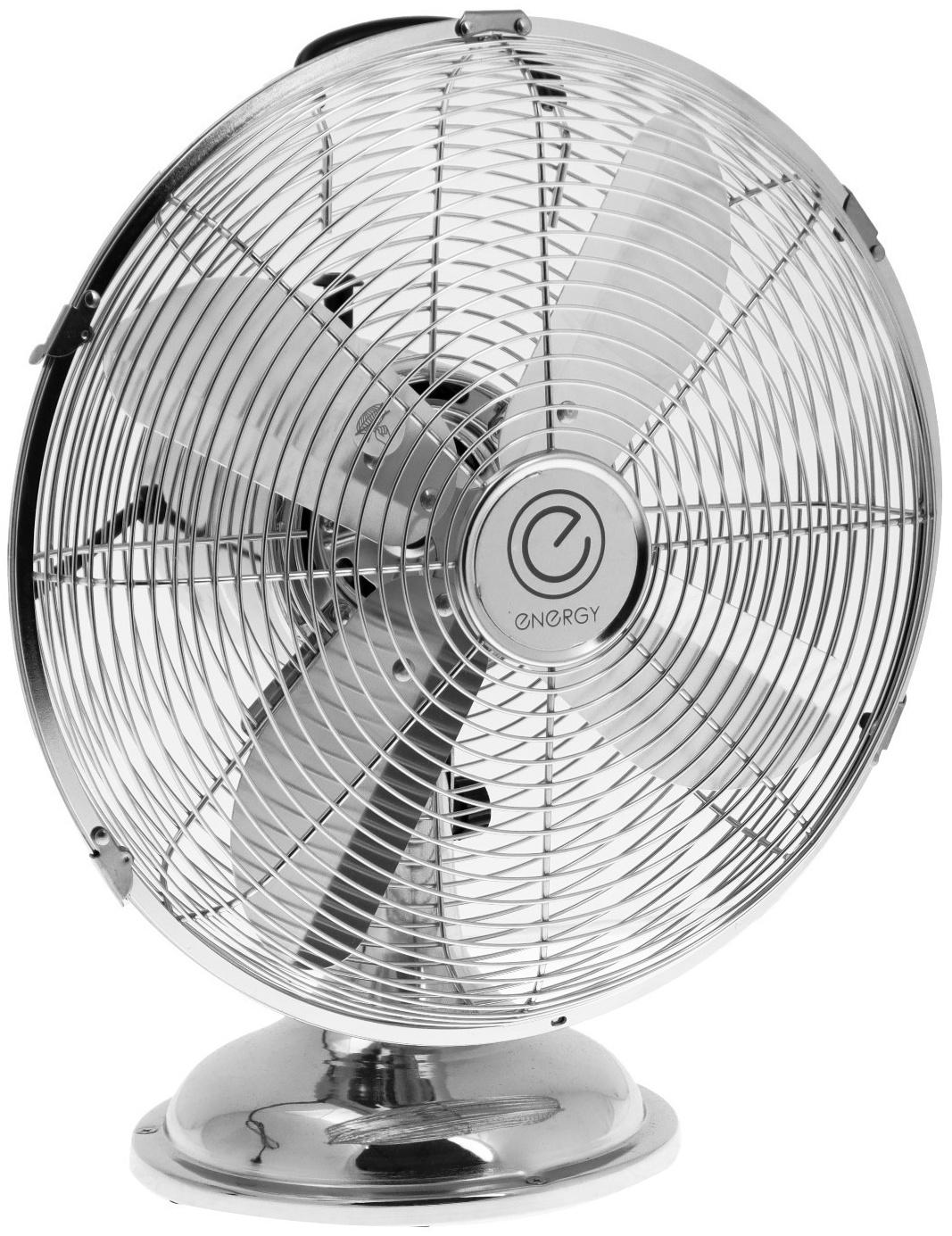 Вентилятор ENERGY ELEGANCE EN-1623, настольный, 40 Вт, 3 скорости, 41 см, серебристый