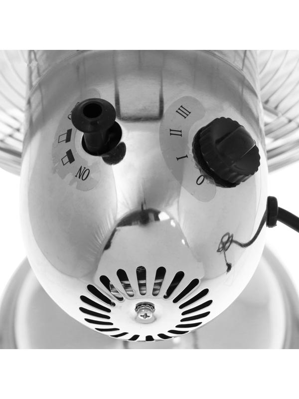 Вентилятор ENERGY ELEGANCE EN-1623, настольный, 40 Вт, 3 скорости, 41 см, серебристый