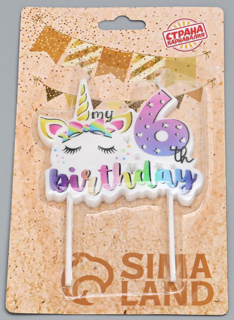 Свеча в торт 