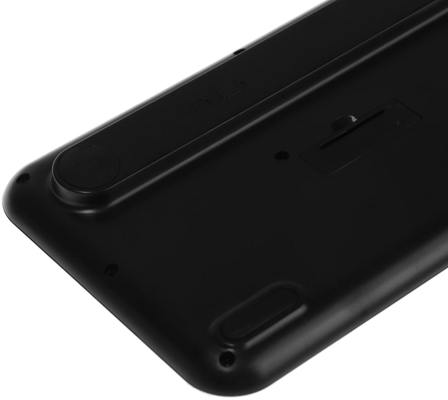 Комплект клавиатура и мышь Smartbuy SBC-666395AG-V, беспровод, мембран, 1000 dpi, USB,черный