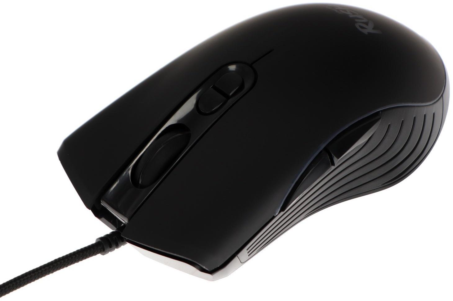 Комплект клавиатура+мышь+ковер Smartbuy RUSH Shotgun, провод, мембран, 3200 dpi, USB, чёрный