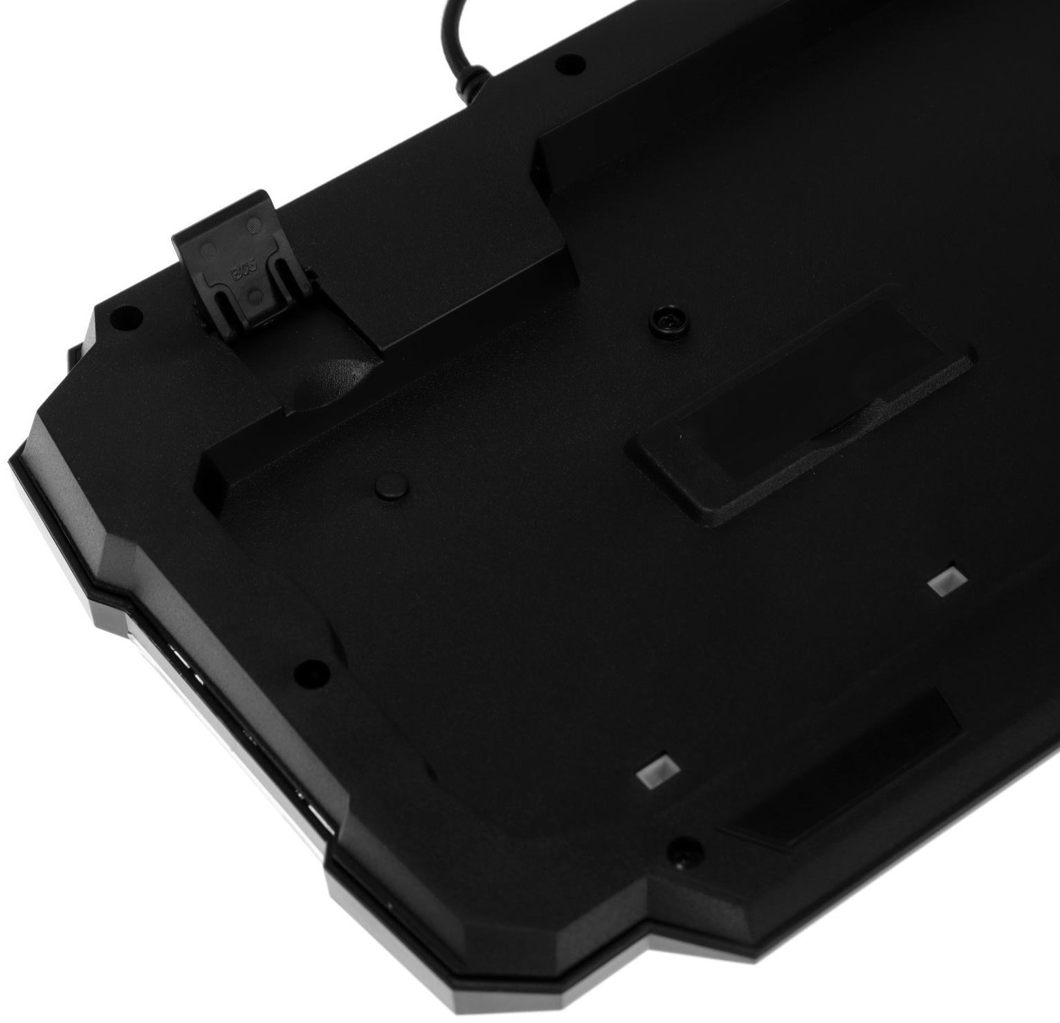 Комплект клавиатура+мышь+ковер Smartbuy RUSH Shotgun, провод, мембран, 3200 dpi, USB, чёрный