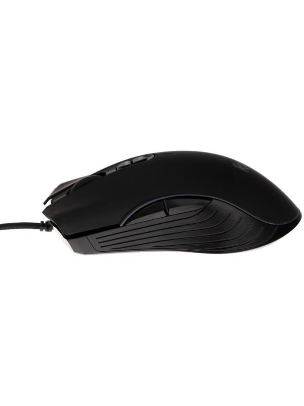 Комплект клавиатура+мышь+ковер Smartbuy RUSH Shotgun, провод, мембран, 3200 dpi, USB, чёрный