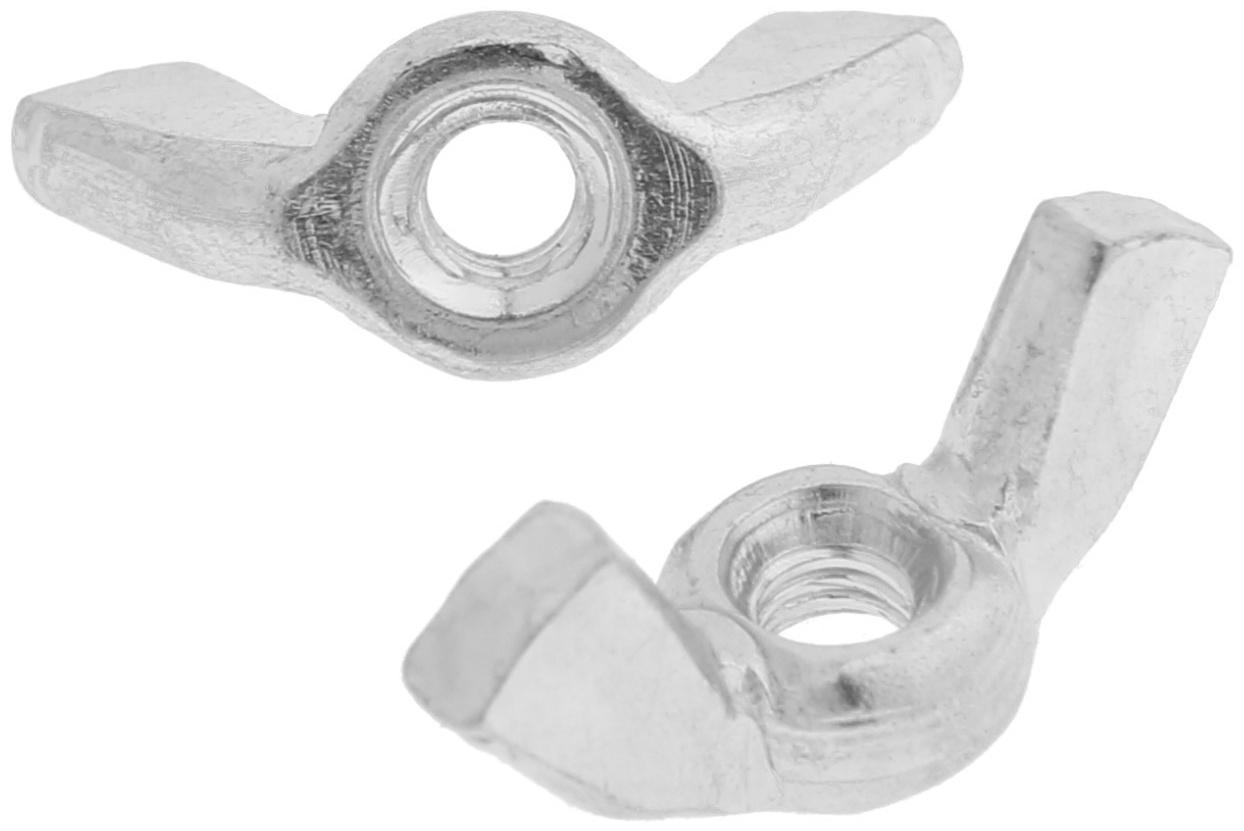 Гайка ЛОМ, барашковая, DIN315, оцинкованная, М4, 5 кг