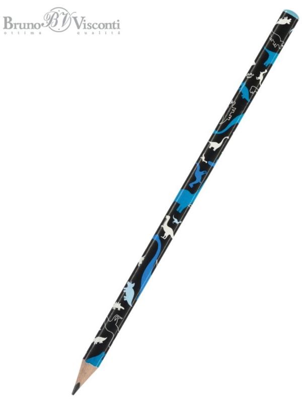 Карандаш чернографитный BrunoVisconti HappyGraphix JUMBO 