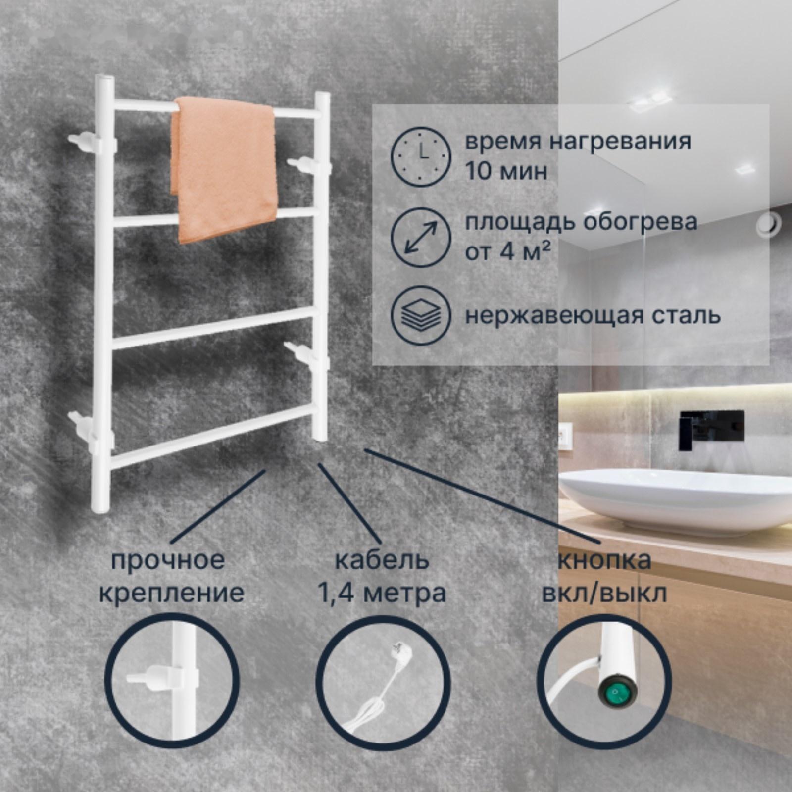 Полотенцесушитель электрический ZEIN PE-04, 
