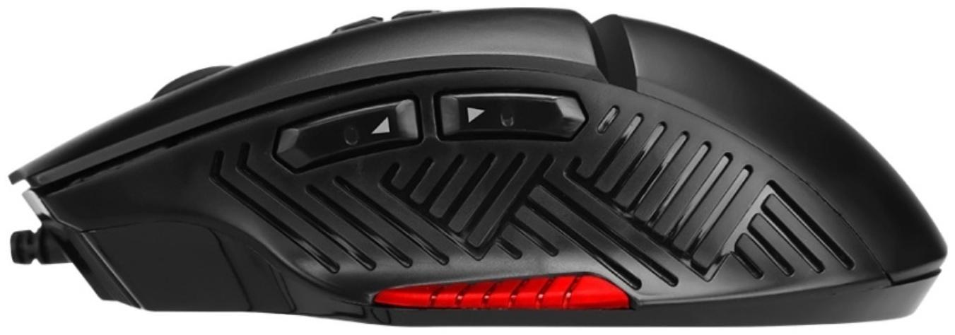 Игровой набор Marvo M355+G1, мышь проводная+коврик, 7200 dpi, цвет черно-красный