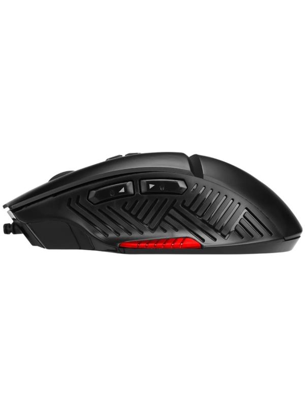 Игровой набор Marvo M355+G1, мышь проводная+коврик, 7200 dpi, цвет черно-красный