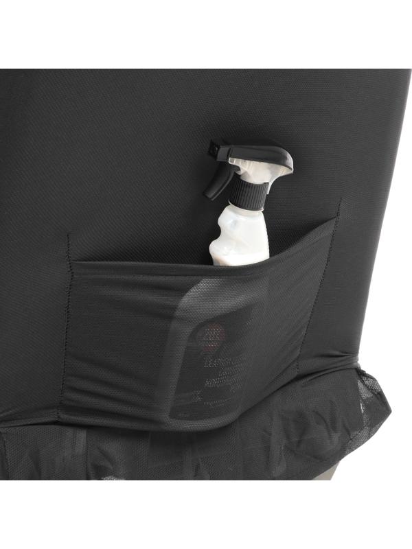 Авточехлы TORSO Premium, 11 предметов, красная строчка