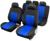 Авточехлы TORSO Premium, 11 предметов, синий