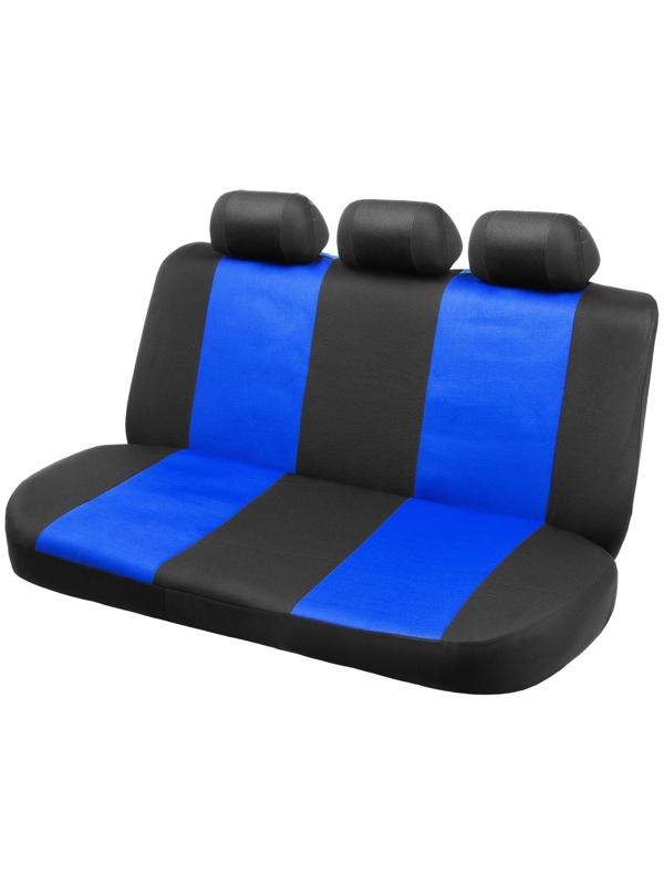 Авточехлы TORSO Premium, 11 предметов, синий