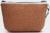 Косметичка на молнии, цвет коричневый