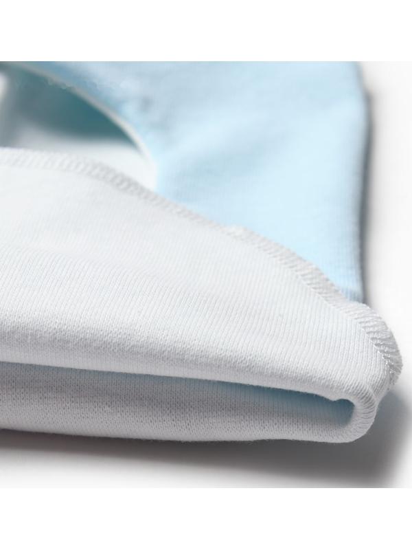 Шапка-шлем детский, цвет голубой, размер 44-46