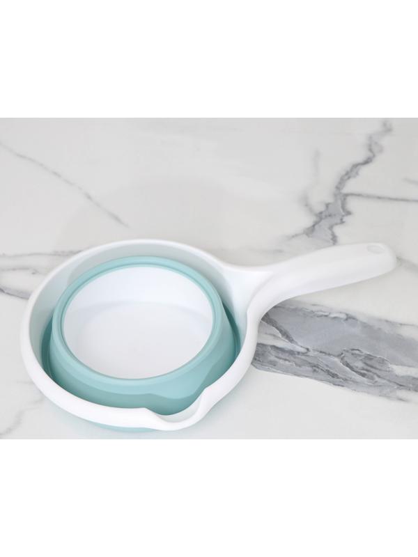 Ковш складной «Флекс», 1 л, 27×16,5×11 см, цвет морская волна