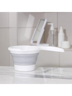 Ковш складной «Флекс», 1 л, 27×16,5×11 см, цвет смоки