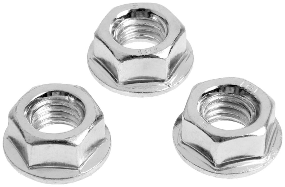 Гайка ЛОМ, с фланцем, DIN6923, оцинкованная, М8, 5 кг