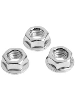 Гайка ЛОМ, с фланцем, DIN6923, оцинкованная, М8, 5 кг