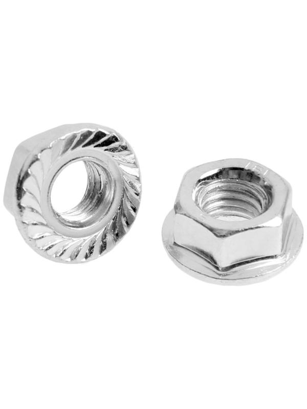 Гайка ЛОМ, с фланцем, DIN6923, оцинкованная, М8, 5 кг