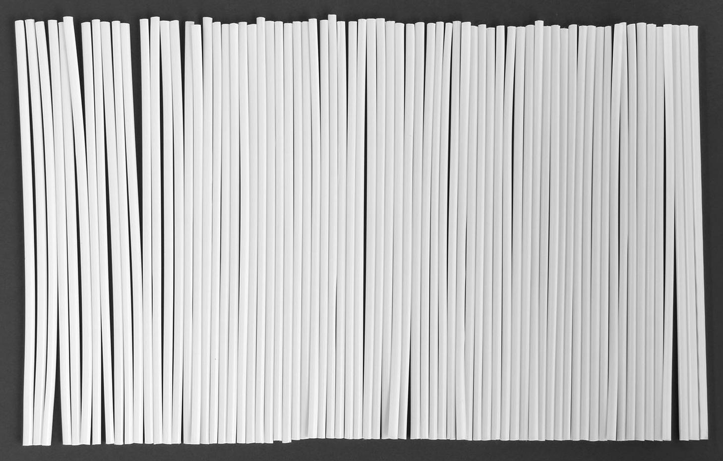 Декоративные накладки на спицы мотоцикла, 23×0,5 см, белый, набор 72 шт