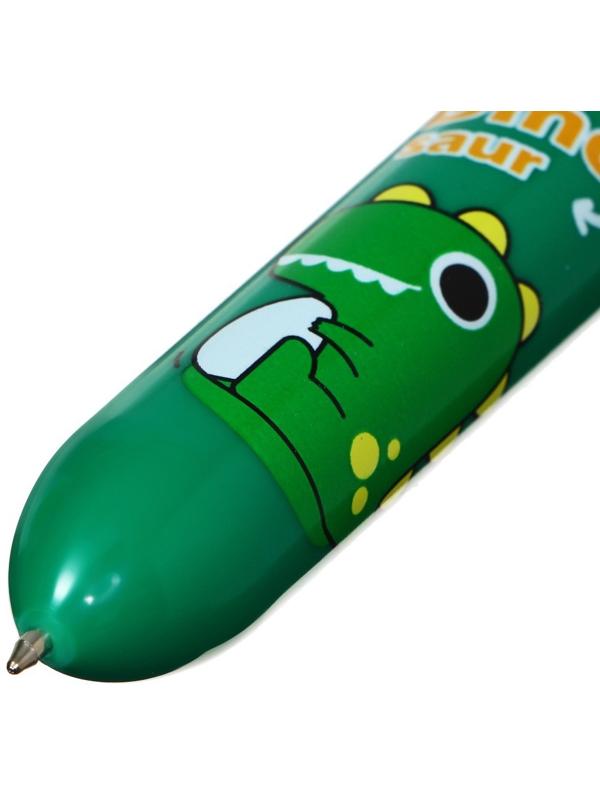 Ручка шариковая автоматическая 10-ти цветная, стержень 0,7мм, Дино МИКС