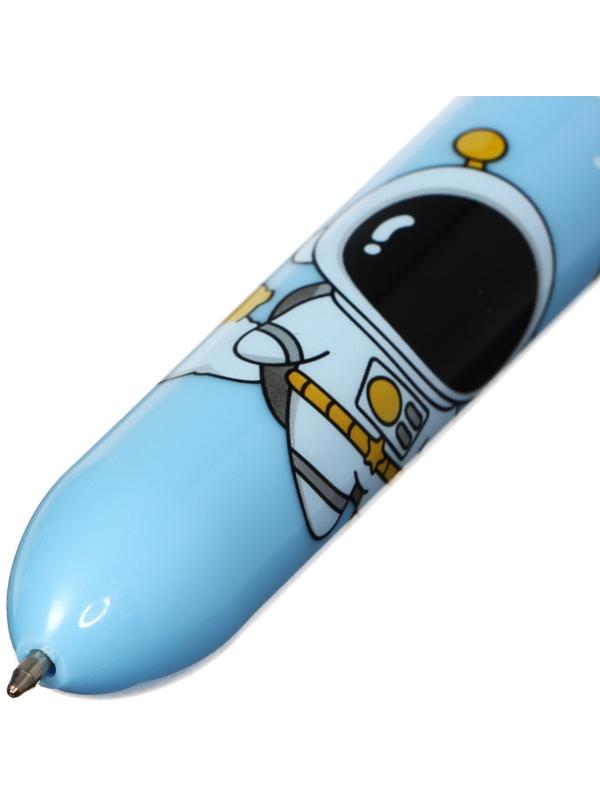 Ручка шариковая автоматическая 10-ти цветная, стержень 0,7мм, АстронавтМИКС