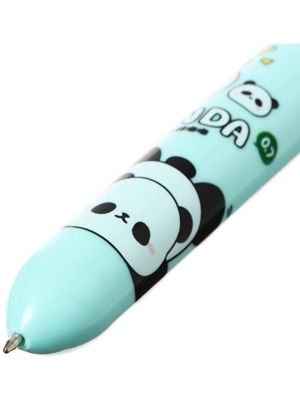 Ручка шариковая автоматическая 10-ти цветная, стержень 0,7мм, Панда МИКС