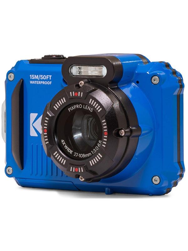Фотоаппарат Kodak WPZ2 Blue, 4-х кратный опт зум, 16Мп, противоуд/водонепр