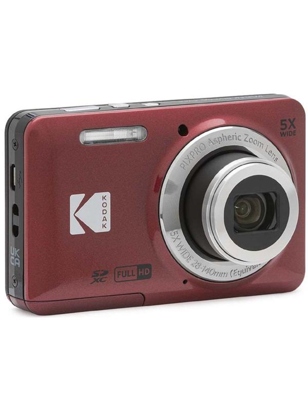 Фотоаппарат Kodak FZ55 Red, 5-х кратный опт зум, 16Мп, встр аккум