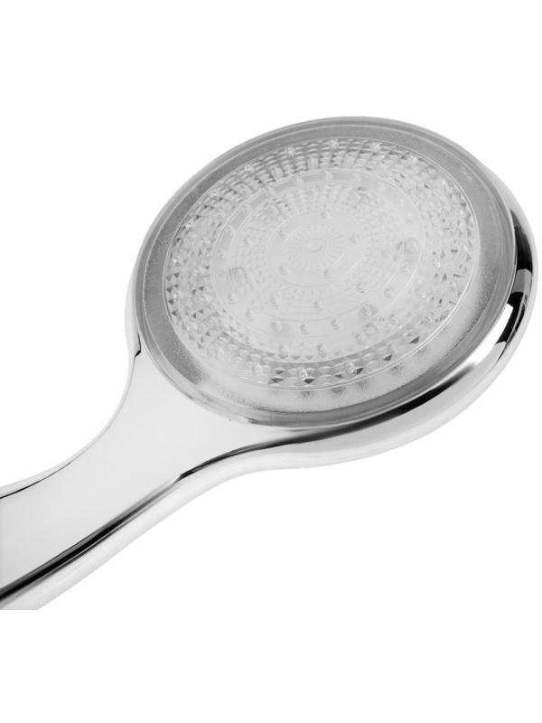 Душевая лейка ZEIN, с LED подсветкой, 1 цвет: зеленый, пластик, цвет хром