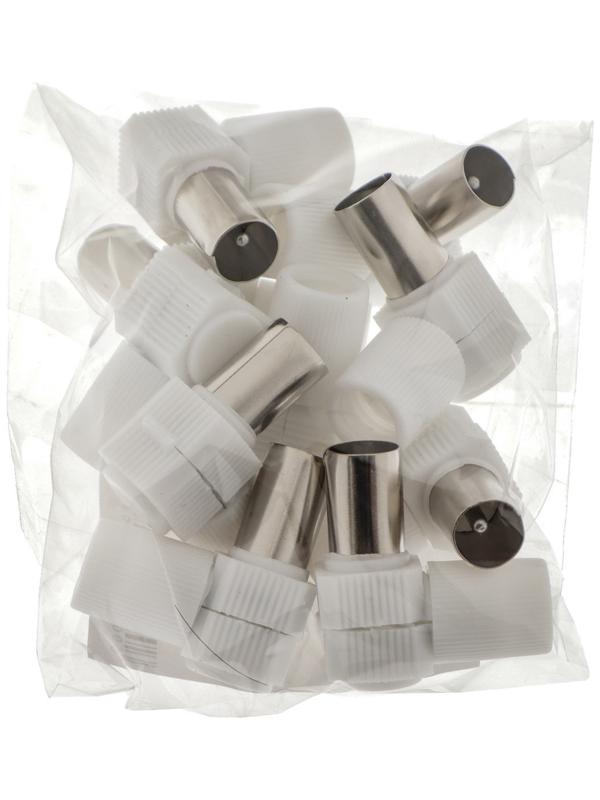 TV разъём Сигнал, угловой, пластик