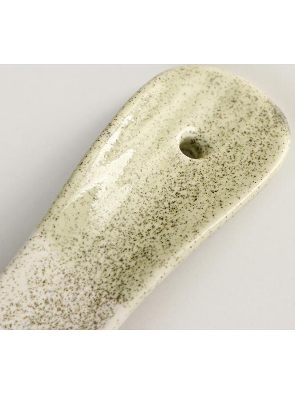 Подставка под ложку керамическая «Домик в деревне», 23×8,5×2,5 см