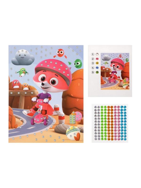 Н-р д/творч. Аппликация «Цветняшки. Лисенок Айяяй»