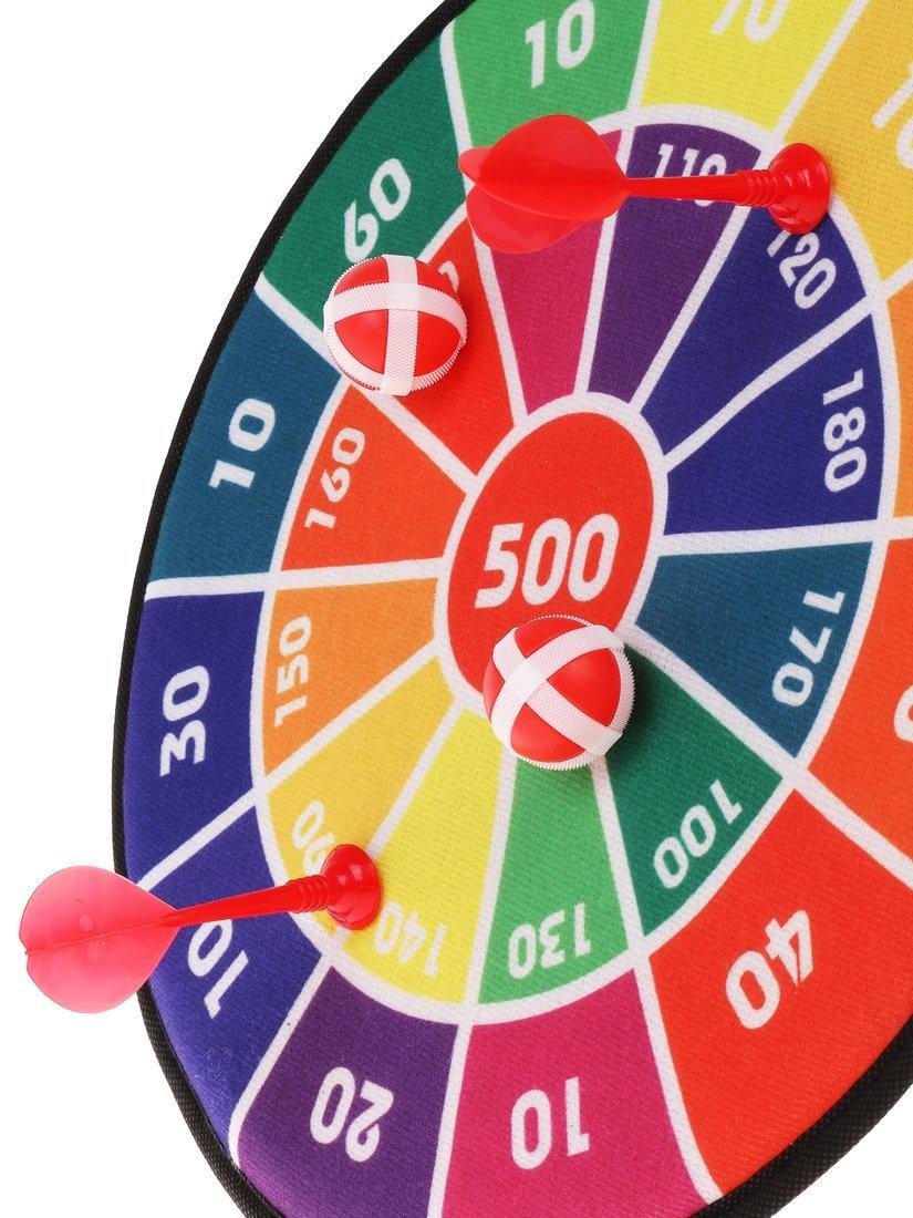 Дартс детский на липучках Moby Kids 14 дюймов (36 см.), 2 дротика и 2 шарика