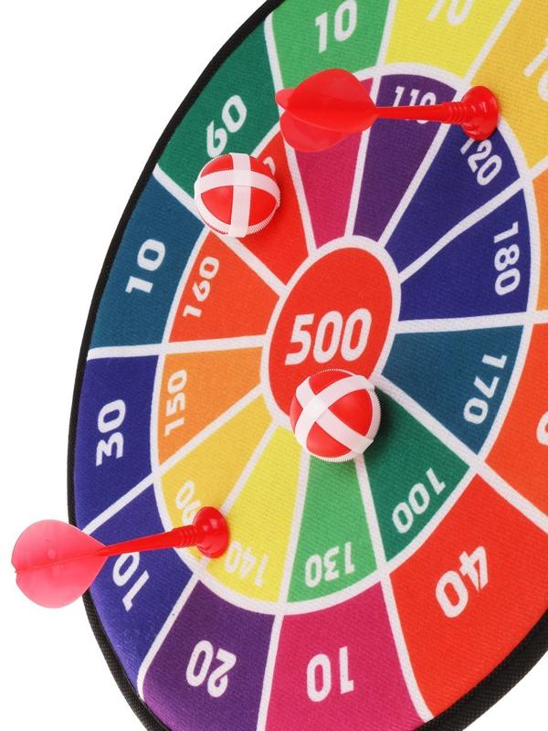 Дартс детский на липучках Moby Kids 14 дюймов (36 см.), 2 дротика и 2 шарика