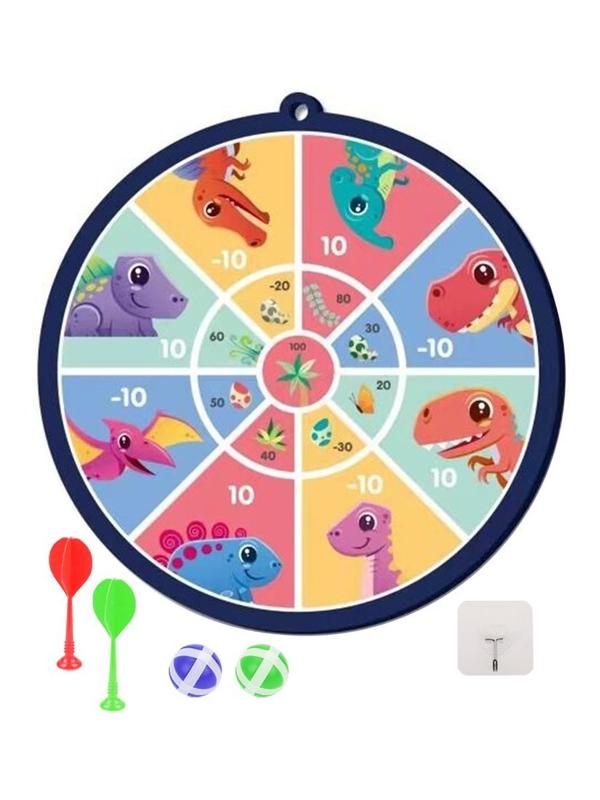 Дартс детский на липучках Moby Kids Динозавры 11 дюймов (28 см.), 2 дротика и
2 шарика