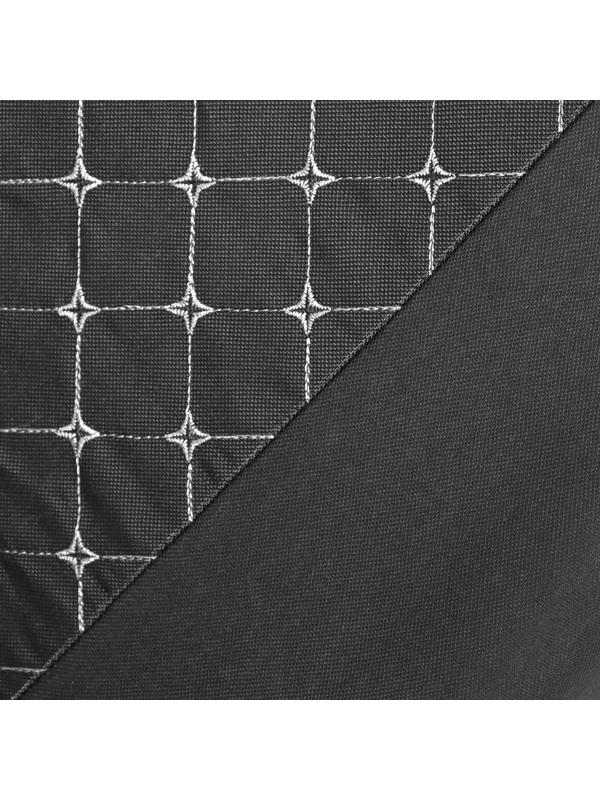 Авточехлы TORSO Premium, 11 предметов, белая строчка