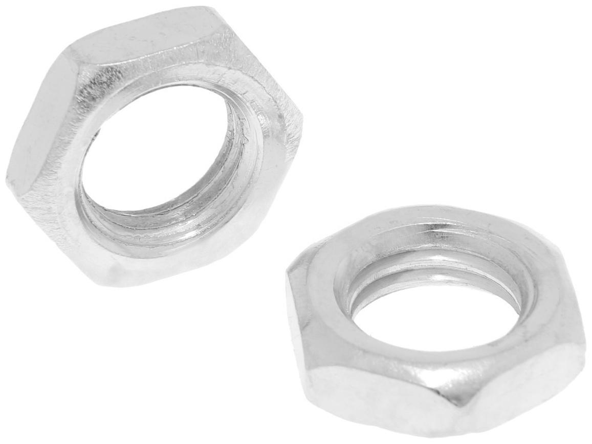 Гайка ЛОМ, низкая, DIN439, оцинкованная, М20, 1 кг