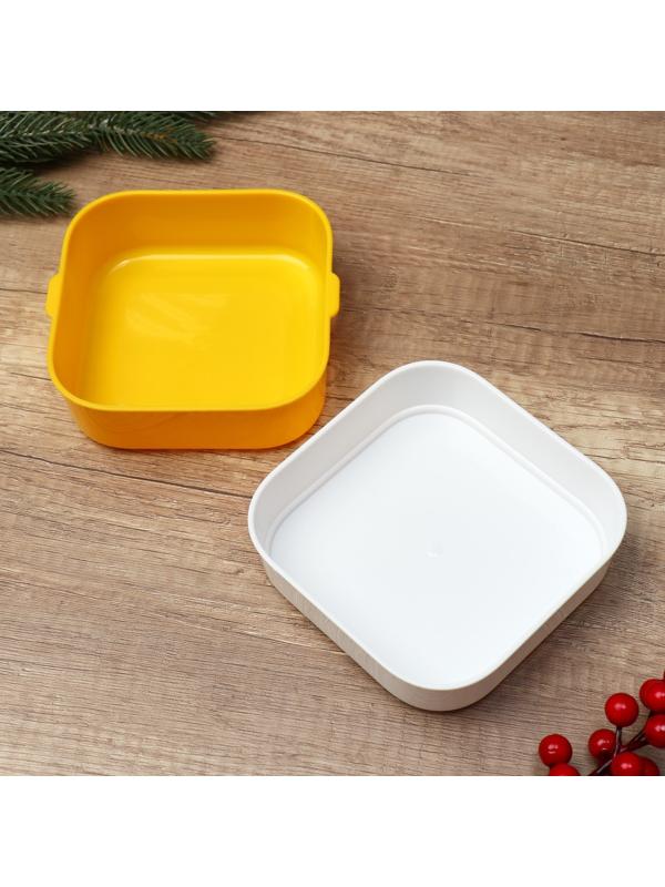 Ланч-бокс двухуровневый «Пингвин», отсеки по 400 мл