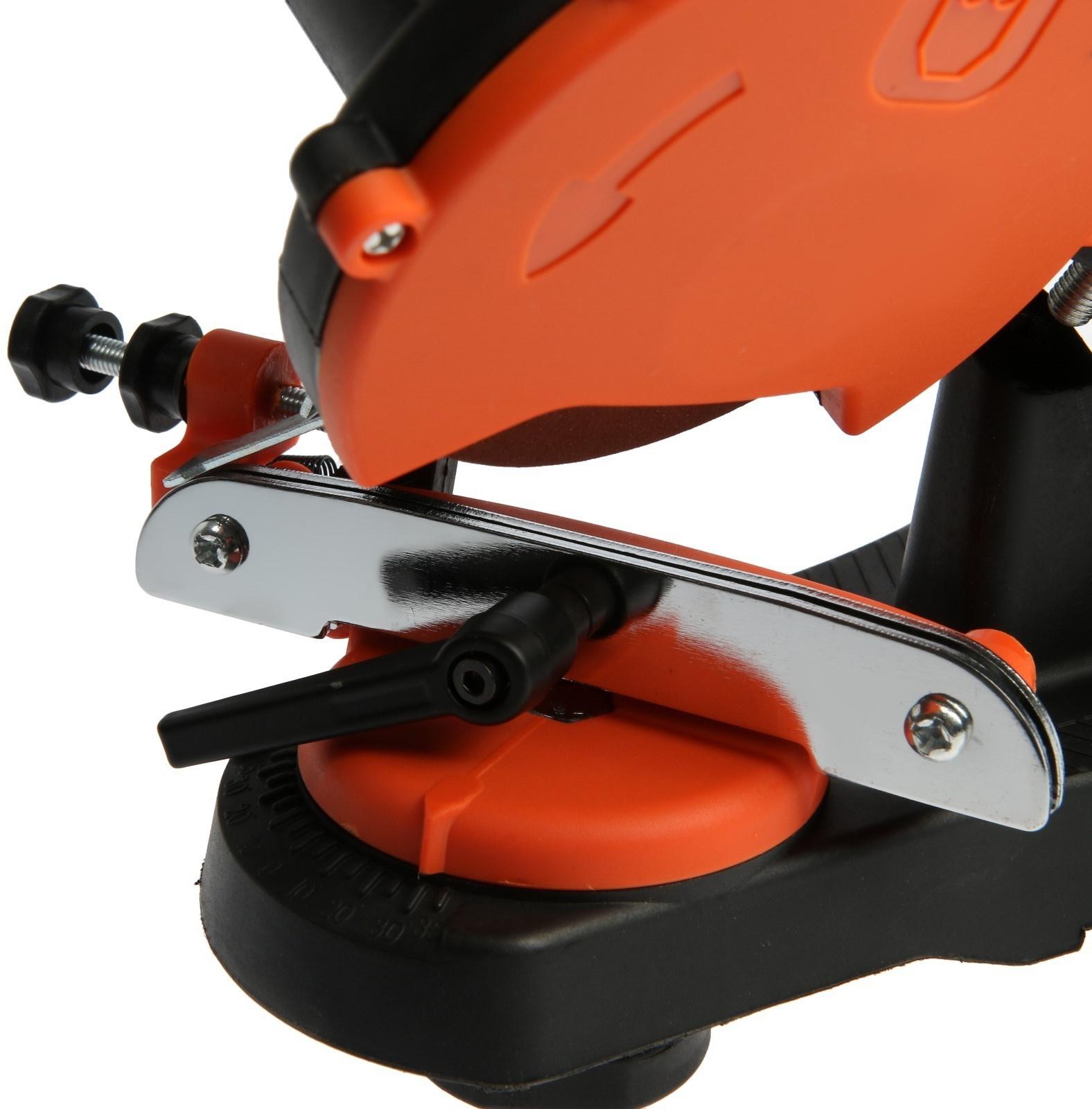 Станок для заточки цепи ТУНДРА, 220 В, 85 Вт, 4800 об/мин, 108х22х3.2/4.8 мм