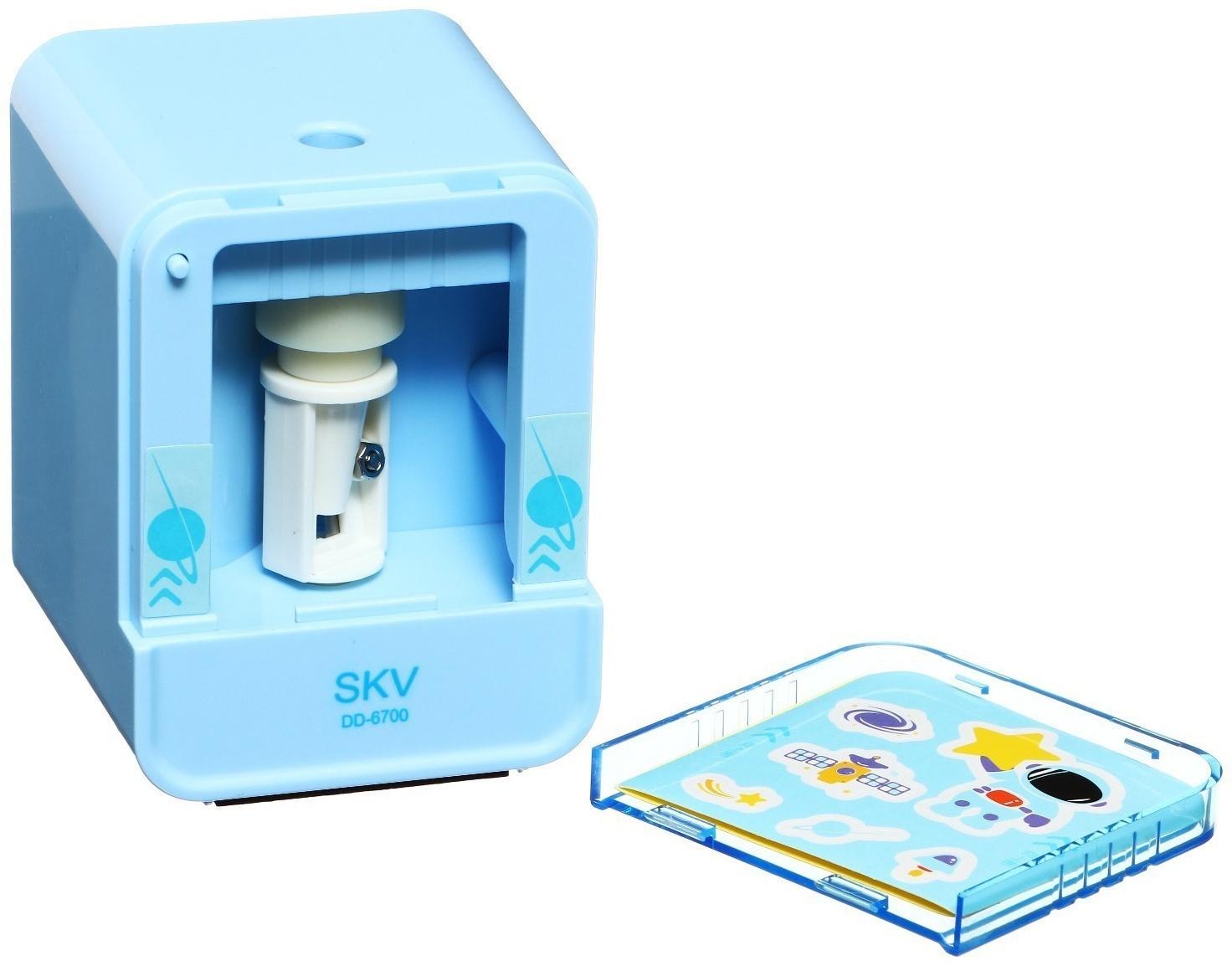 Точилка электрическая МИКС, (батарейки в комплект не входят). работает от 2-х AA батарееек