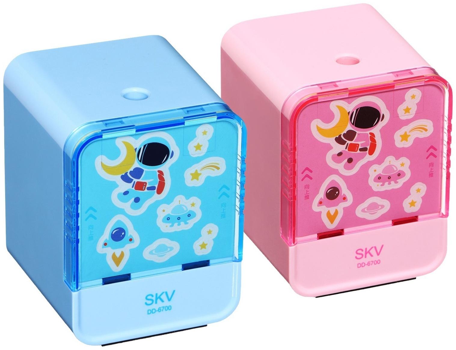 Точилка электрическая МИКС, (батарейки в комплект не входят). работает от 2-х AA батарееек