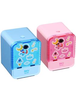 Точилка электрическая МИКС, (батарейки в комплект не входят). работает от 2-х AA батарееек