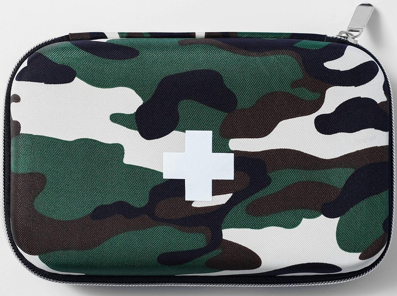 Каркасная аптечка камуфляж цвет, 21х13 см