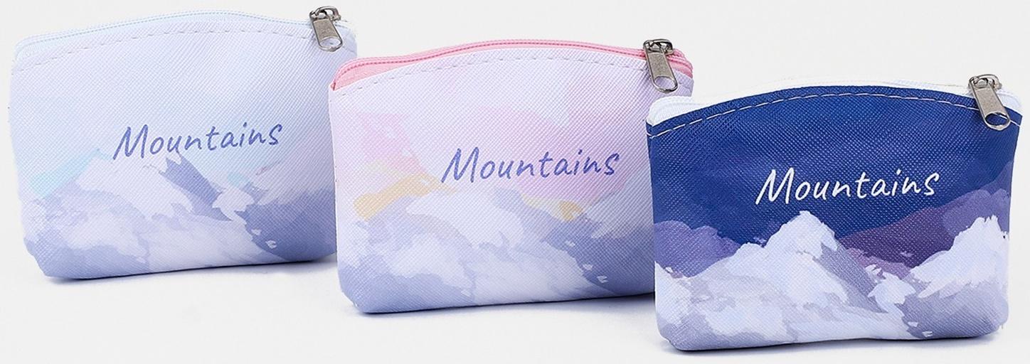 Кошелёк на молнии, цвет МИКС