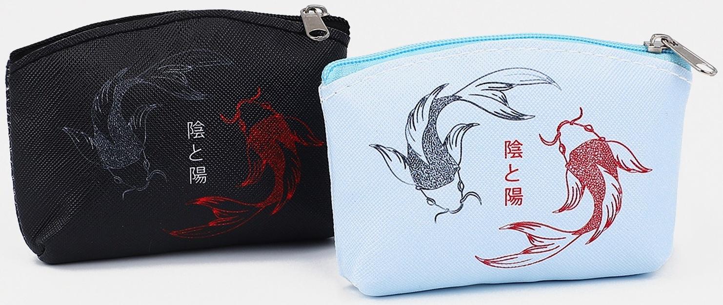 Кошелёк на молнии, цвет МИКС