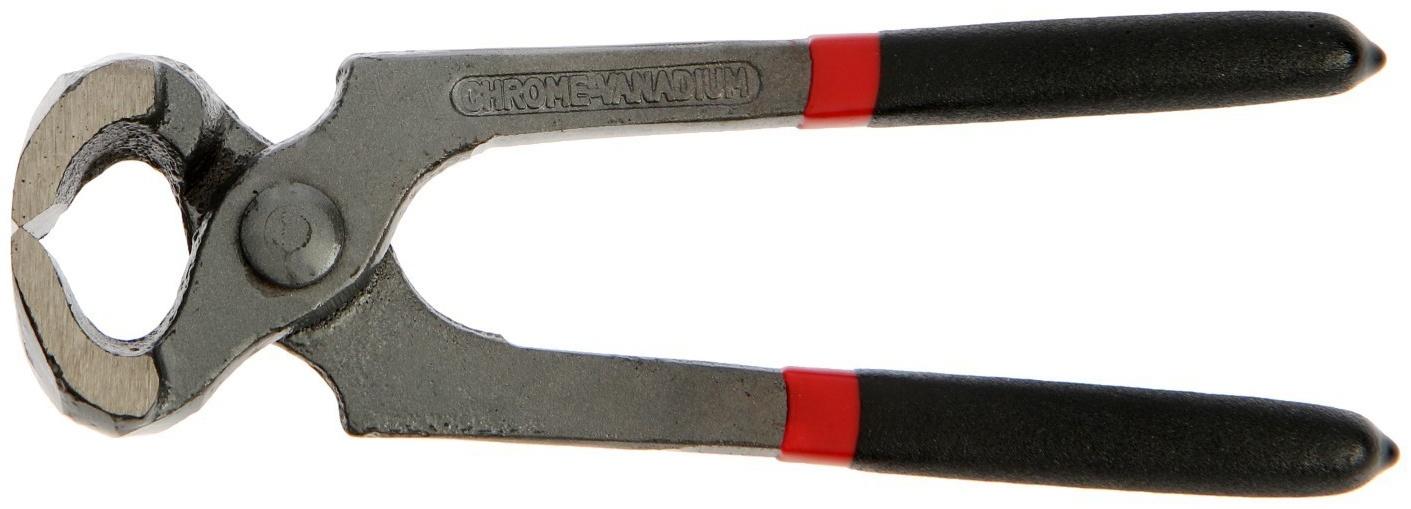 Клещи строительные ТУНДРА, обрезиненные рукоятки, 160 мм