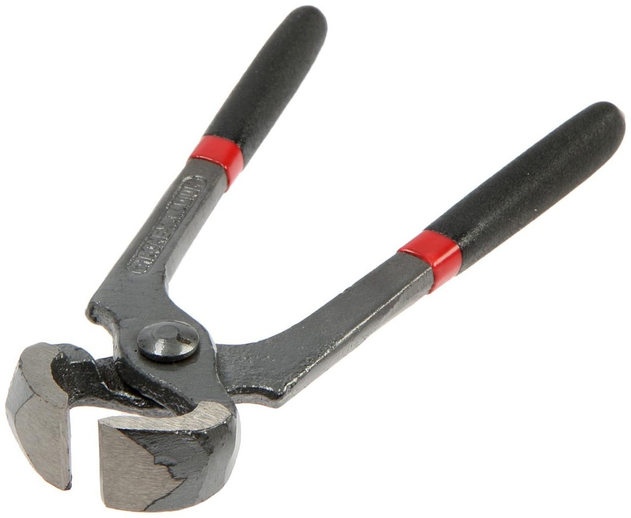 Клещи строительные ТУНДРА, обрезиненные рукоятки, 160 мм