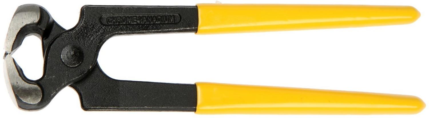 Клещи строительные ТУНДРА, CrV, прямые обрезиненные рукоятки, 200 мм