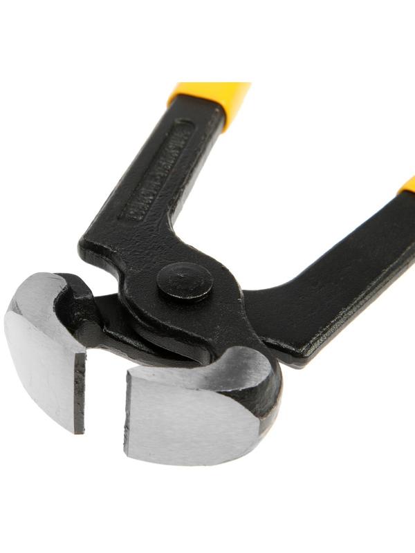 Клещи строительные ТУНДРА, CrV, прямые обрезиненные рукоятки, 200 мм